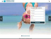 Tablet Screenshot of croisiland.com